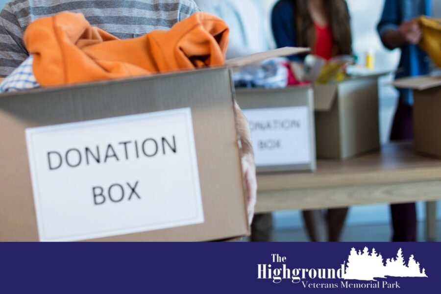 The Highground Clothing and Non-perishable Drive for Homeless Veterans