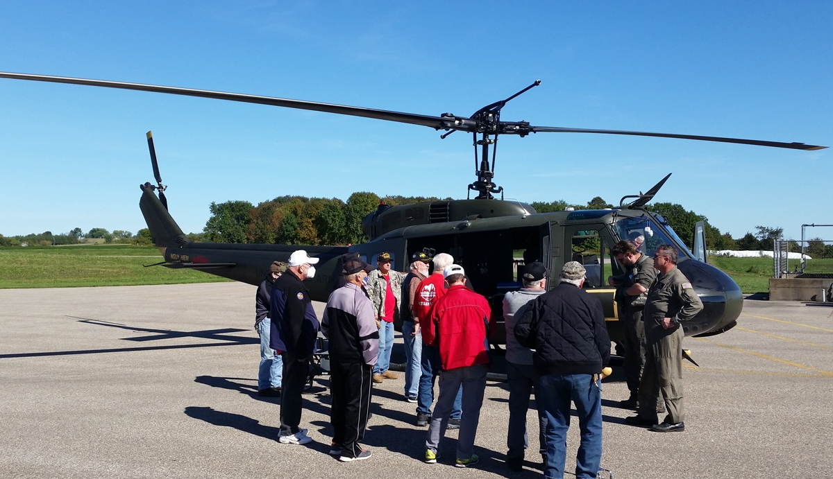 Rides in a Huey Helicopter Highlighted The Highground Male Veterans Weekend Retreat